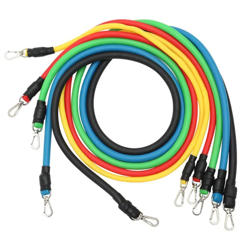 11-Piece Resistance Band Set - Haven & Hearth